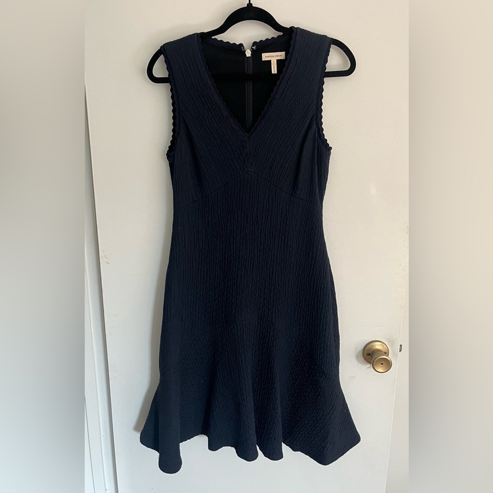 Rebecca Taylor Navy Blue Day Dress Sz 4